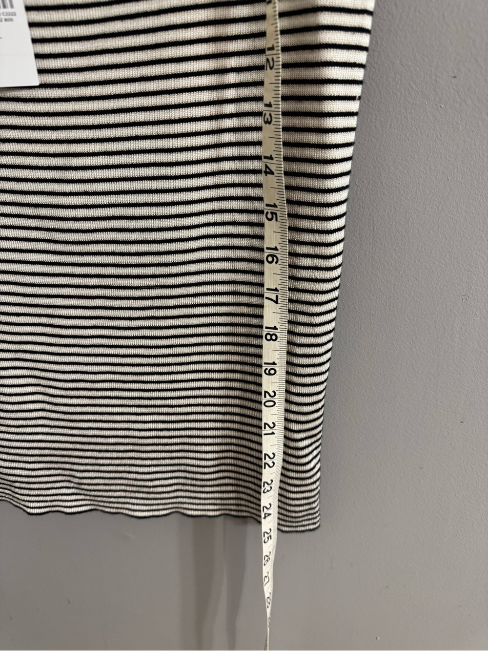 Ann Taylor Black & White Striped Tank - Picture 4 of 4